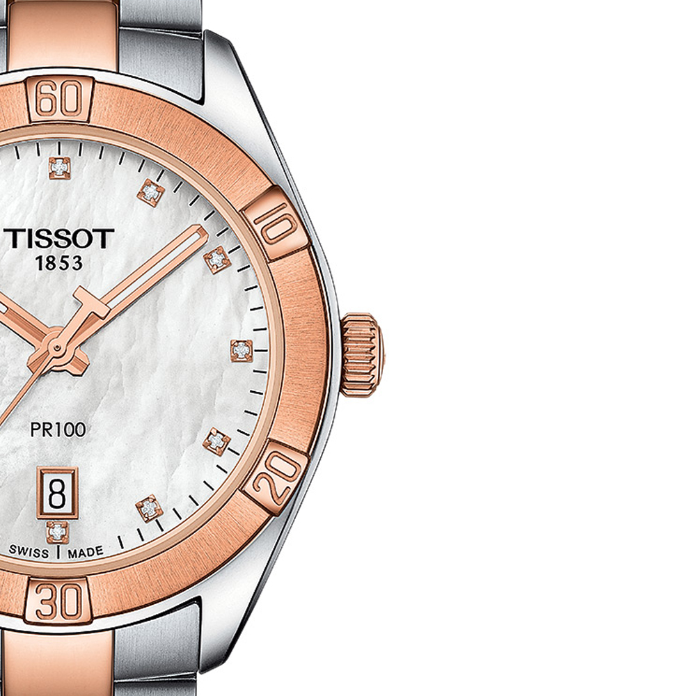 Часы женские Tissot T101.910.22.116.00 | TISSOT 