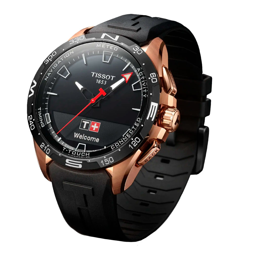 Часы мужские Tissot T-Touch Connect Solar T121.420.47.051.02 | TISSOT 