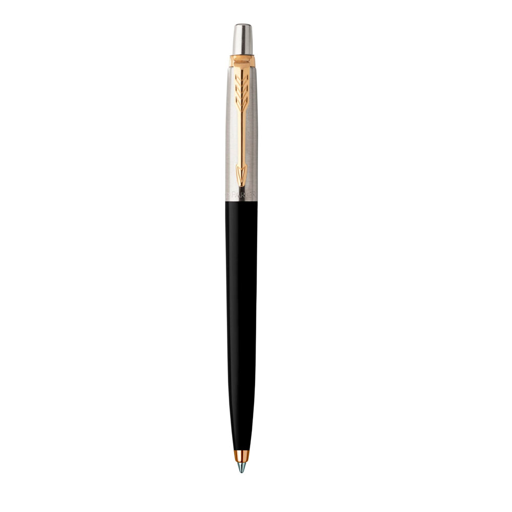 Шариковая ручка Parker Jotter K160, цвет: Black/GT, стержень: F, цвет чернил: blue | PARKER 