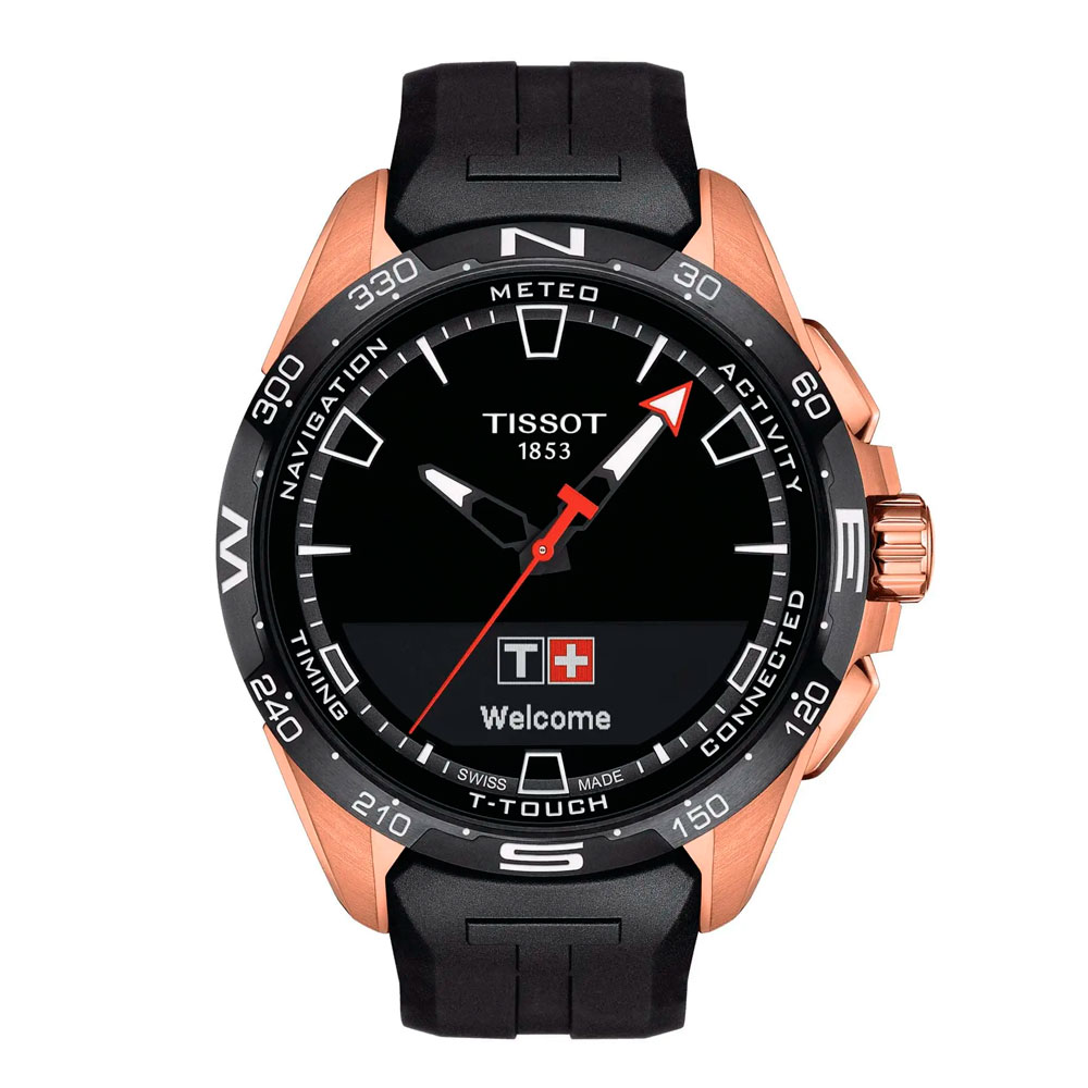 Часы мужские Tissot T-Touch Connect Solar T121.420.47.051.02 | TISSOT 