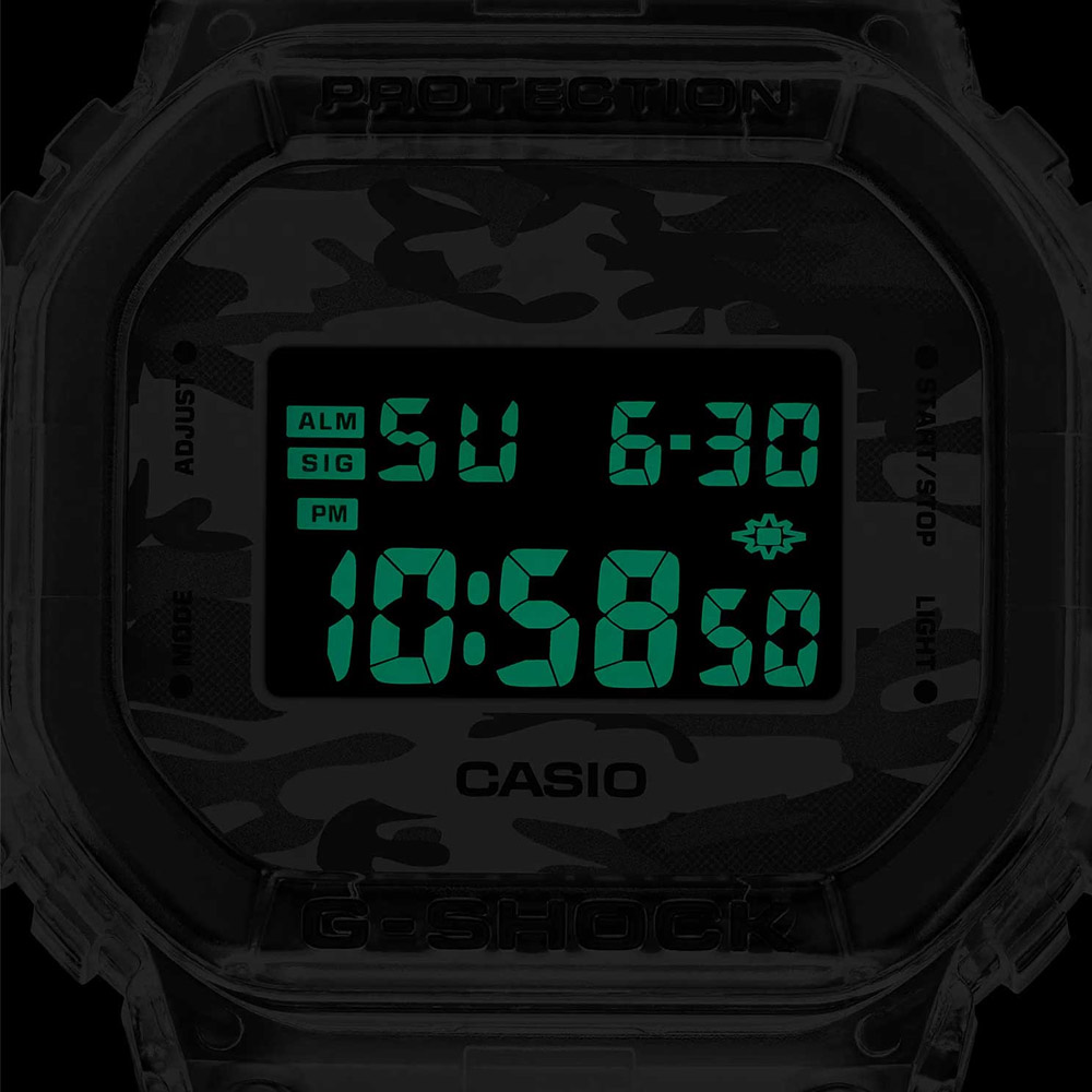 Японские наручные часы мужские CASIO G-SHOCK DW-5600SKC-1E с хронографом | Casio 