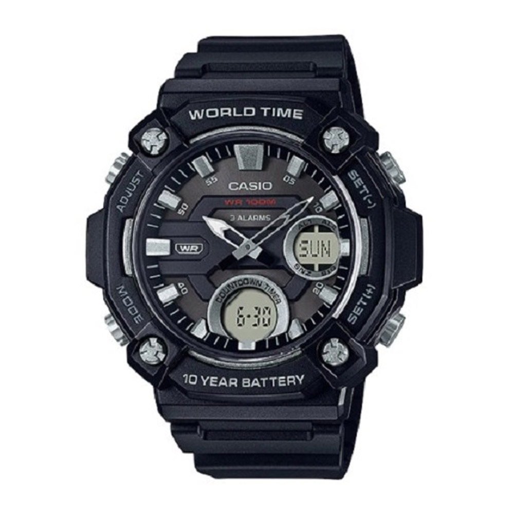 Японские наручные часы мужские CASIO Collection AEQ-120W-1A | Casio 