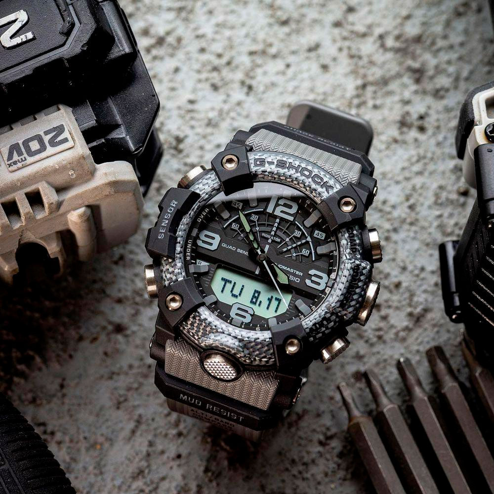 Японские наручные часы мужские Casio G-SHOCK GG-B100-8A | Casio 