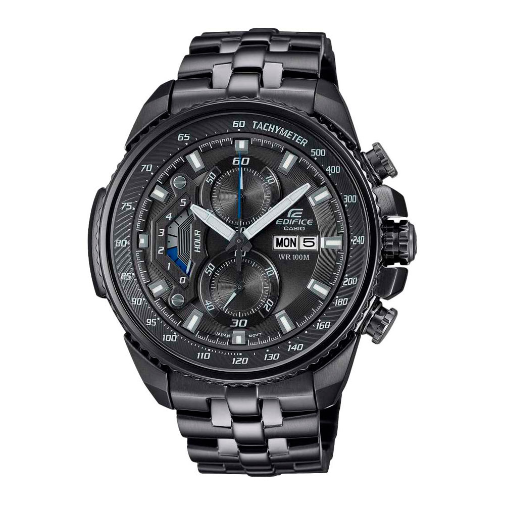 Японские часы мужские CASIO Edifice  EF-558DC-1A с хронографом | Casio 