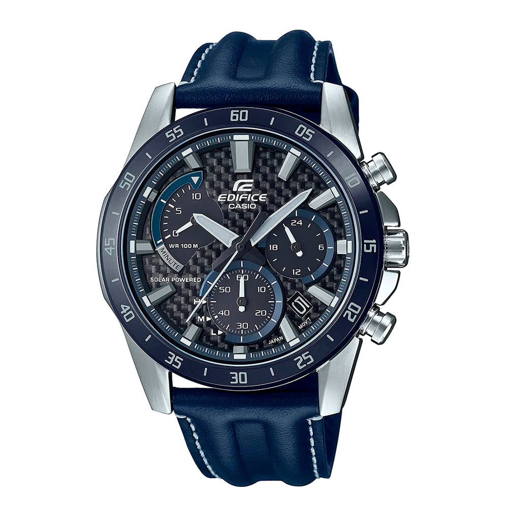 Японские часы мужские CASIO Edifice EQS-930BL-2A с хронографом | Casio 