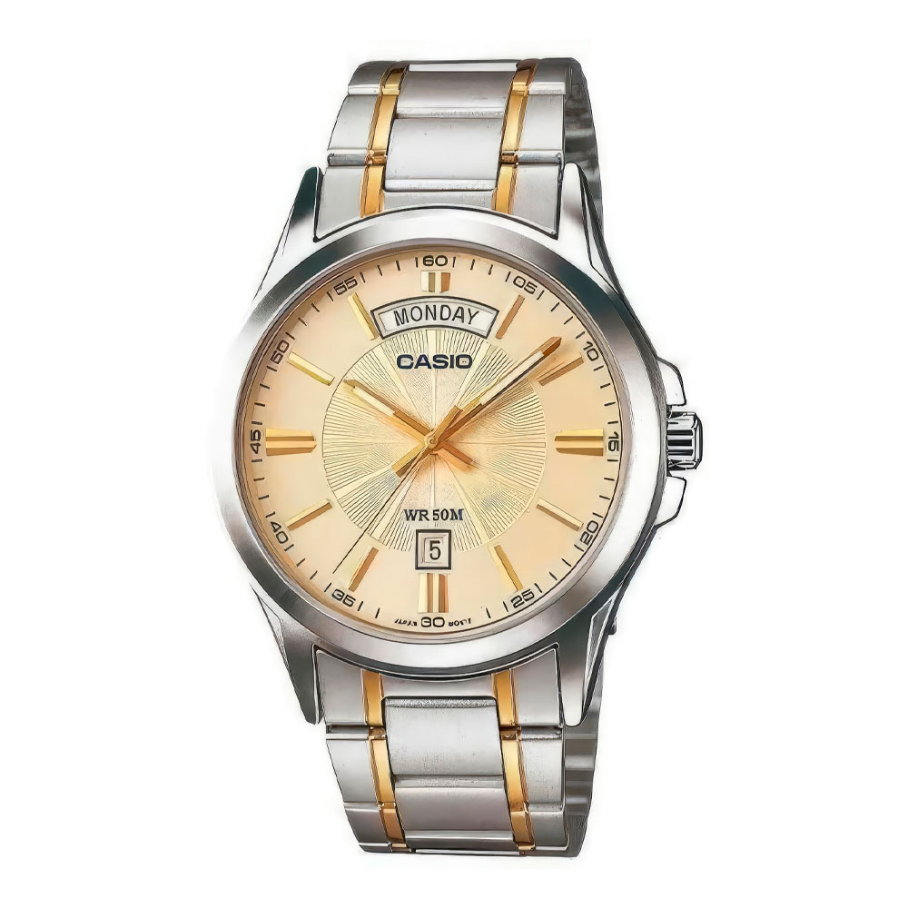 Японские часы мужские CASIO Collection MTP-1381G-9A | Casio 