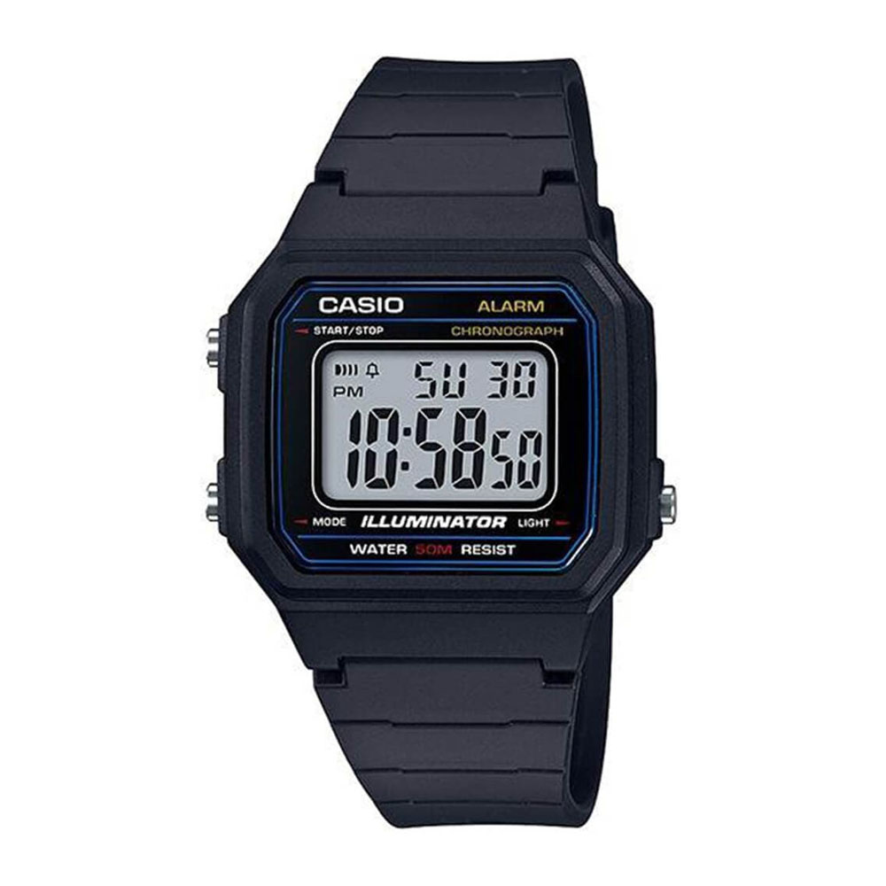 Японские наручные часы мужские Casio W-217H-1A | Casio 