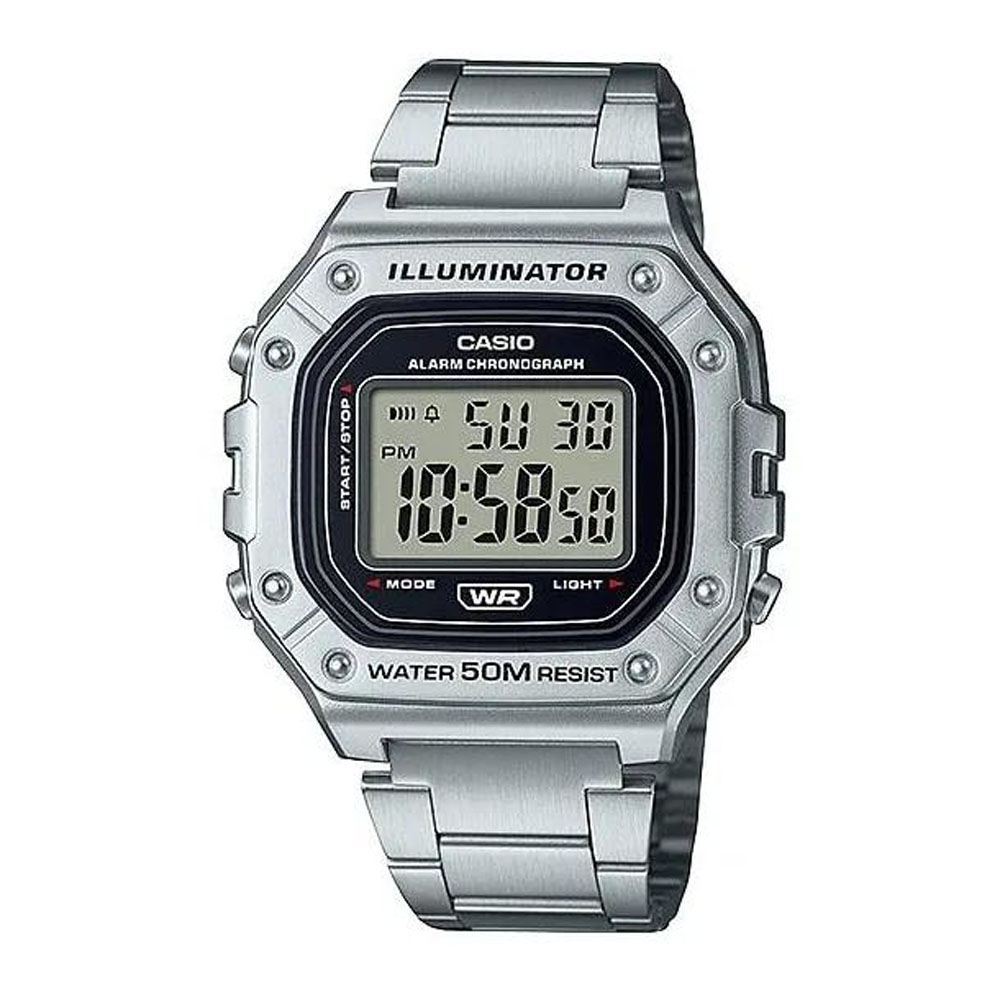 Японские наручные часы мужские Casio W-218HD-1A | Casio 