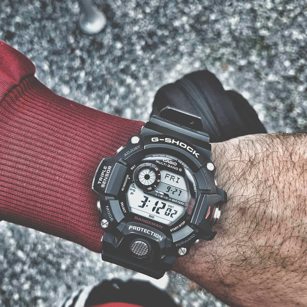 Японские наручные часы мужские Casio G-SHOCK  GW-9400-1E | Casio 